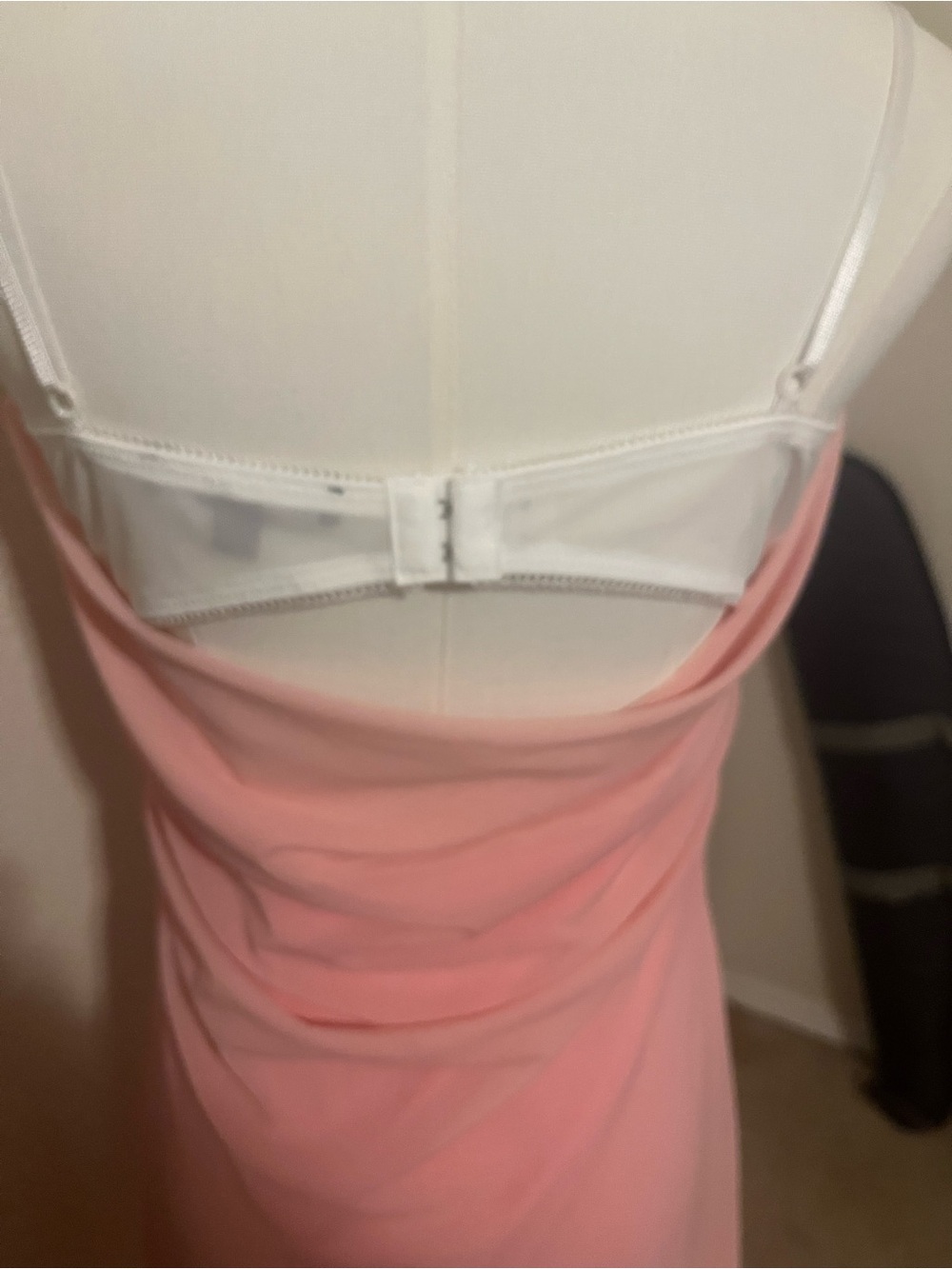Strappy Lace-Trim Mini Dress in Pink - Picture 11 of 13